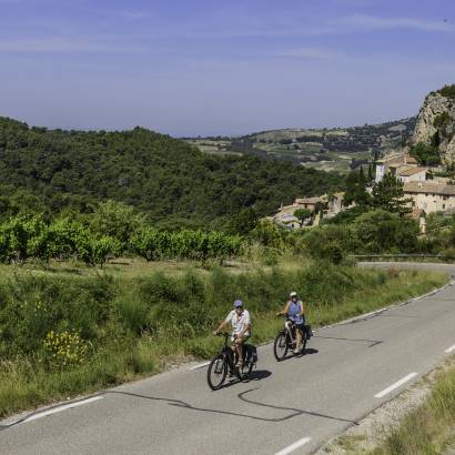 Fietsroute - Aan de voet van de Dentelles