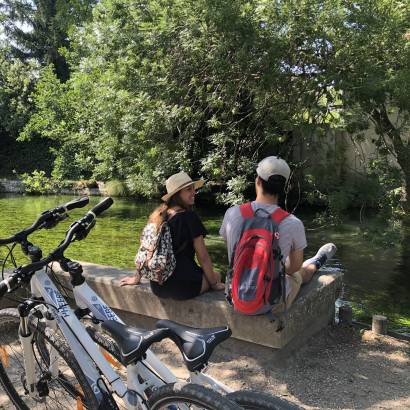 Fietsroute - Tocht langs de oevers van de Sorgue