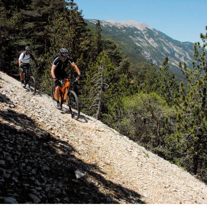 Grande traversée de Vaucluse en VTT Etape 3 - De Bedoin à Aurel