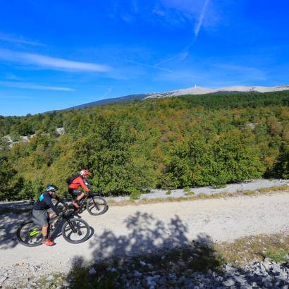 Route rond de Mont-Ventoux per mountainbike of e-bike
