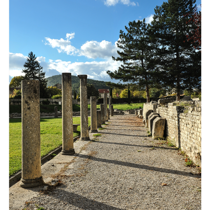 Visites guidées pour découvrir le site antique de La Villasse aux vacances d'automne