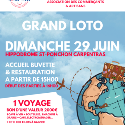 Le grand loto des commerçants à Carpentras Le grand loto des commerçants à Carpentras