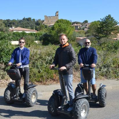 Segway tour of the vineyards from Pavillon Bouachon Segway tour of the vineyards from Pavillon Bouachon