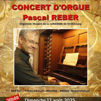 Concert 'Pascal Reber' - Festival Vaison'Orgues de l'Aroc Concert 'Pascal Reber' - Festival Vaison'Orgues de l'Aroc