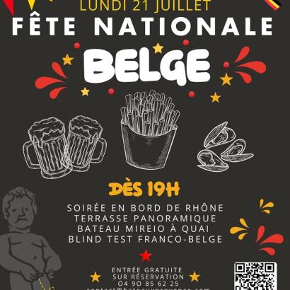 Belgian national holiday on board Belgian national holiday on board