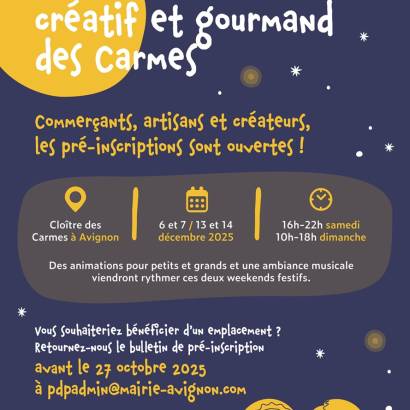 Creative and gourmet Christmas market at Les Carmes Creative and gourmet Christmas market at Les Carmes