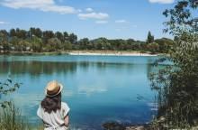 Lake at the Camping Val de Durance