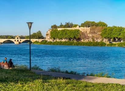 EV17 - étape 17 et 18 - Via Rhôna - Lapalud > Caderousse > Avignon