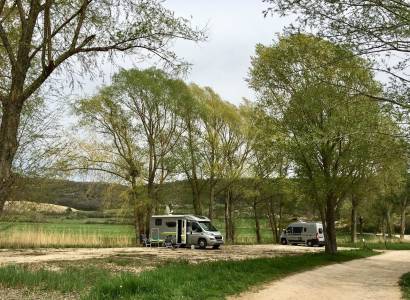Aire de stationnement camping car du plan d'Eau