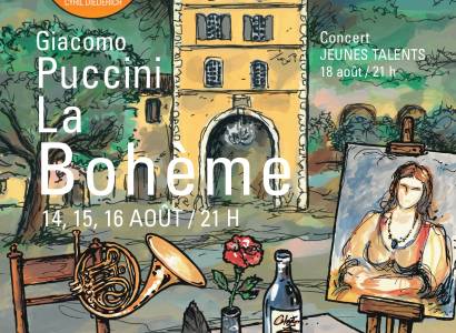 Opéra et concerts au coucher de soleil