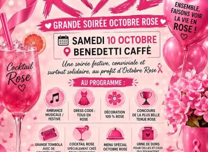 Octobre Rose : Tous en Rose au Benedetti Caffè