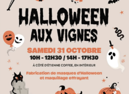 Orange les vignes fête Halloween
