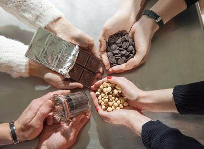 Atelier démonstration à la Chocolaterie Castelain