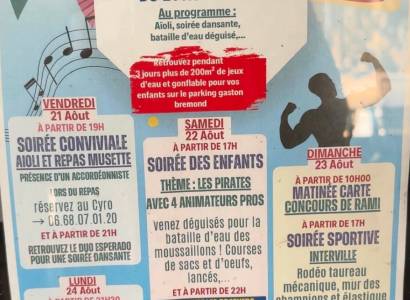 Fête votive à Beaumont de Pertuis