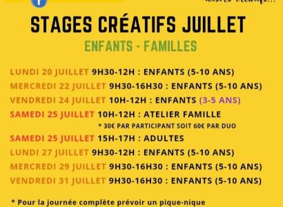 Atelier Banane : Stages créatifs du mois de juillet et août à La Tour d'Aigues