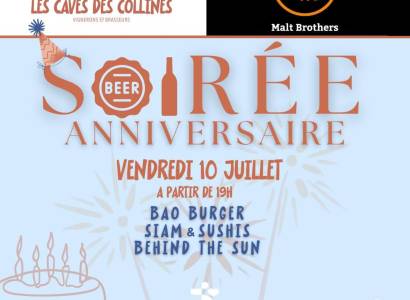 Soirée anniversaire - Les Caves des Collines