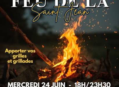 Feu de la Saint Jean à la Tour d'Aigues