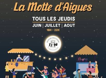 Marché nocturne à la Motte d'Aigues