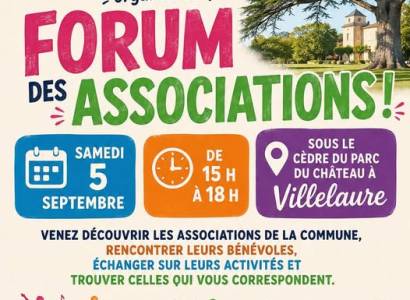 Forum des associations à Villelaure