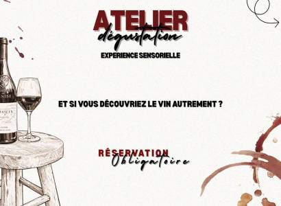 Atelier dégustation au Domaine des Garances