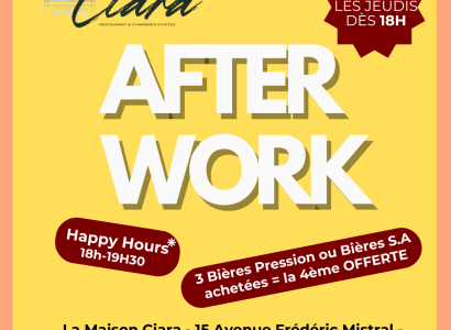 Afterwork du jeudi à la Maison Ciara