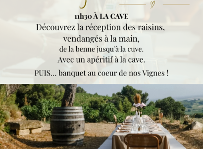 La Table d'Exception des vendanges - Domaine Beau Mistral