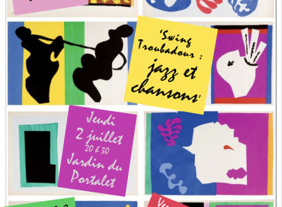 CONCERT de jazz : "Swing troubadour : jazz & chansons"
