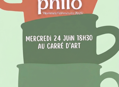 Au Carré d'Art - Apéro Philo - 'Hommes/Femmes en 2026'