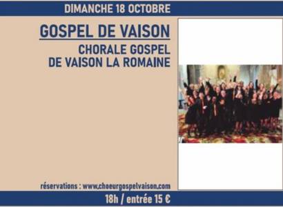 Concert du Choeur Gospel de Vaison - Musique dans la Nef