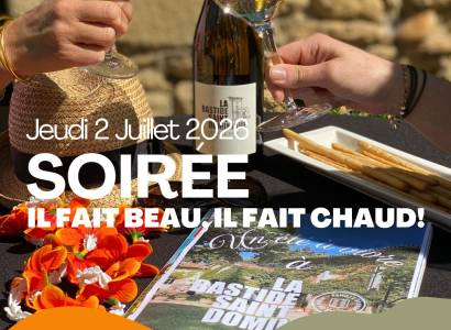 Soirée d'été  à la Bastide Saint Dominique