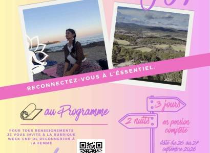 Week-end reconnexion aux féminin à La Bastide-des-Jourdans.
