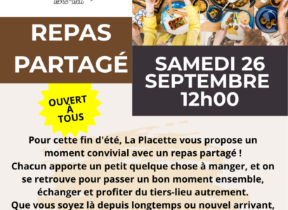 Repas partagé et tournoi de fléchettes