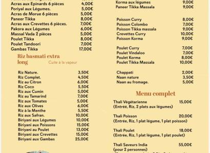 Saveurs India