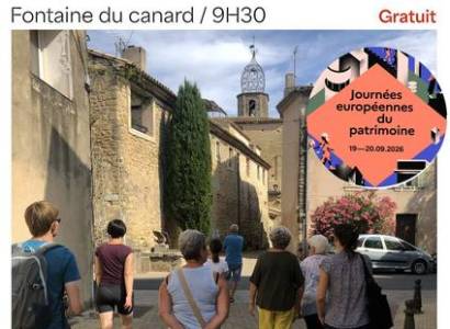JEP 2026 - Visite historique du village de Lauris