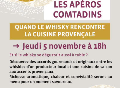 Apéro comtadin : Quand le whisky rencontre la cuisine provençale