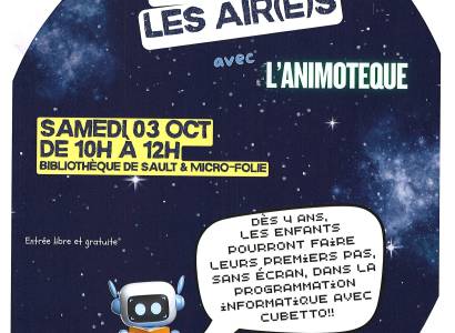 Micro-folie à Sault : Animothèque