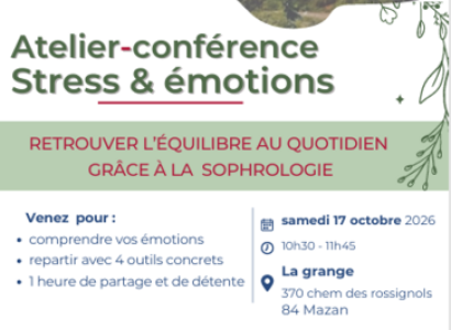Atelier - Conférence Stress et Émotions