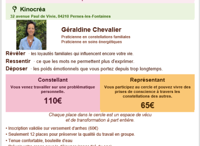Atelier de constellation familiale