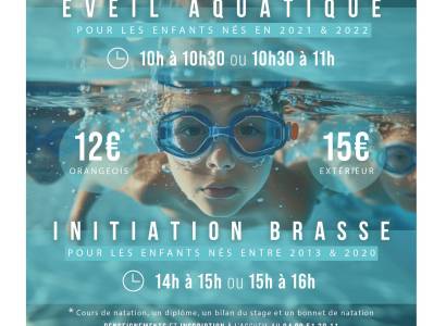 Stages de la Toussaint à la piscine l'Attente