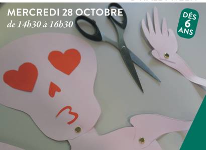 Fabrication de décorations d'Halloween au musée !