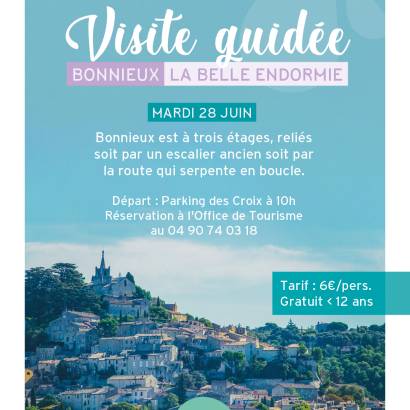 Visite guidée de Bonnieux - La Belle Endormie -