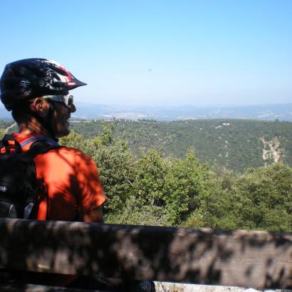 VTT n°8 - gran recorrido por las colinas de Manosque en bicicleta de montaña
