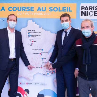 Arrivée du Paris-Nice à Bollène