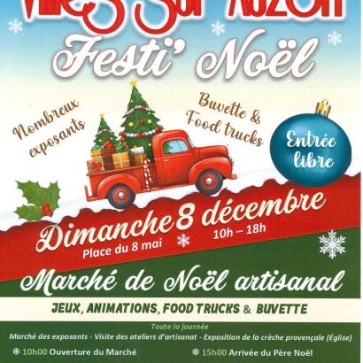 Marché de Noël à Villes sur Auzon