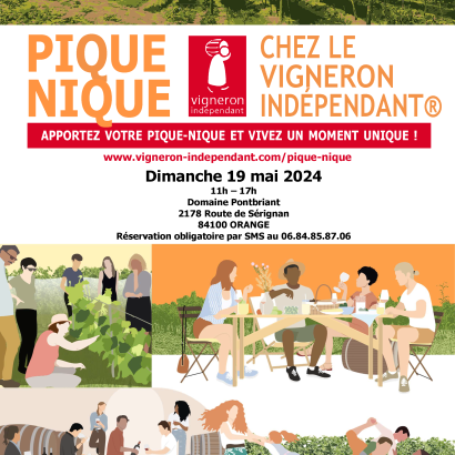 Pique-nique du vigneron indépendant au Domaine Pontbriant Le 19 mai 2024