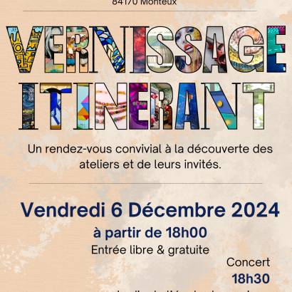 Vernissage itinérant de la Traversée des Arts