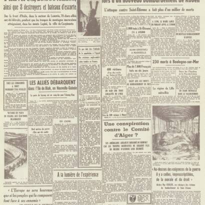 1944 dans la Presse