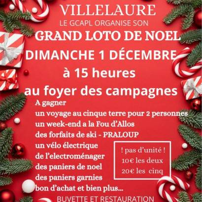 Grand loto de Noël