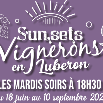 Les Sunsets Vignerons en Luberon à Marrenon Le 20 août 2024