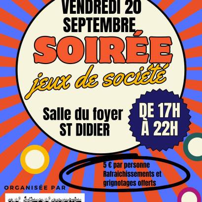 Soirée Jeux de Société